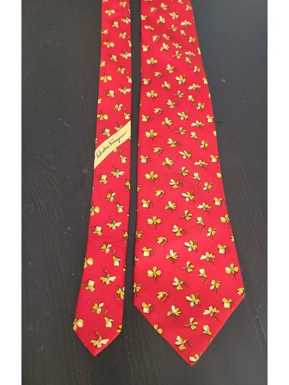 SALVATORE FERRAGAMO Men’s Tie Red Floral